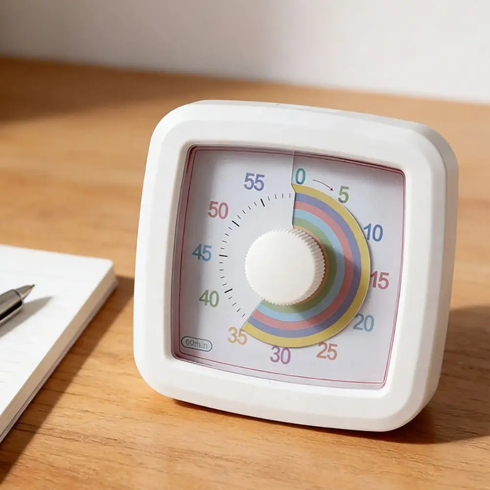 Macroon Color Visual Timer Clock Countdown Timer Digital Clock Kitchen Countdown Timer Self Discipline Device Visual Display