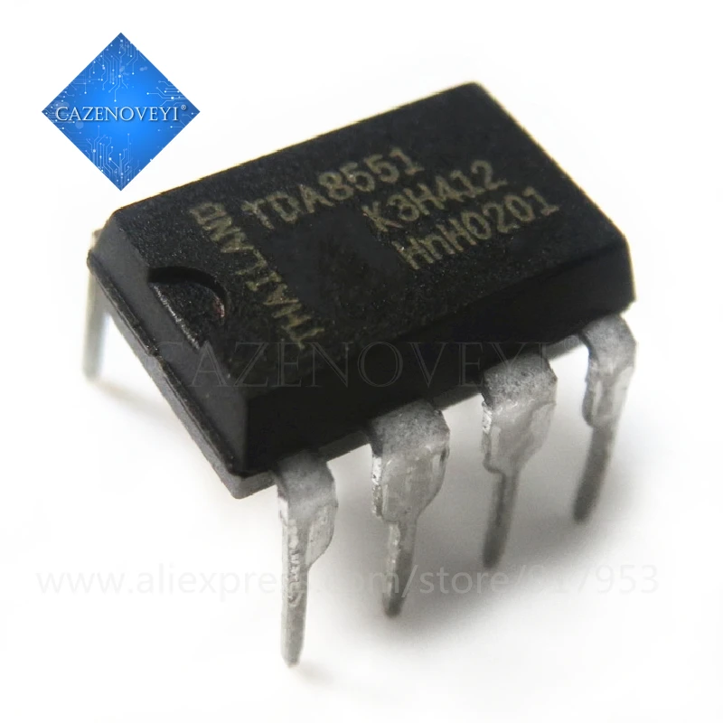 10pcs/lot TDA8551 TDA 8551 DIP-8 In Stock