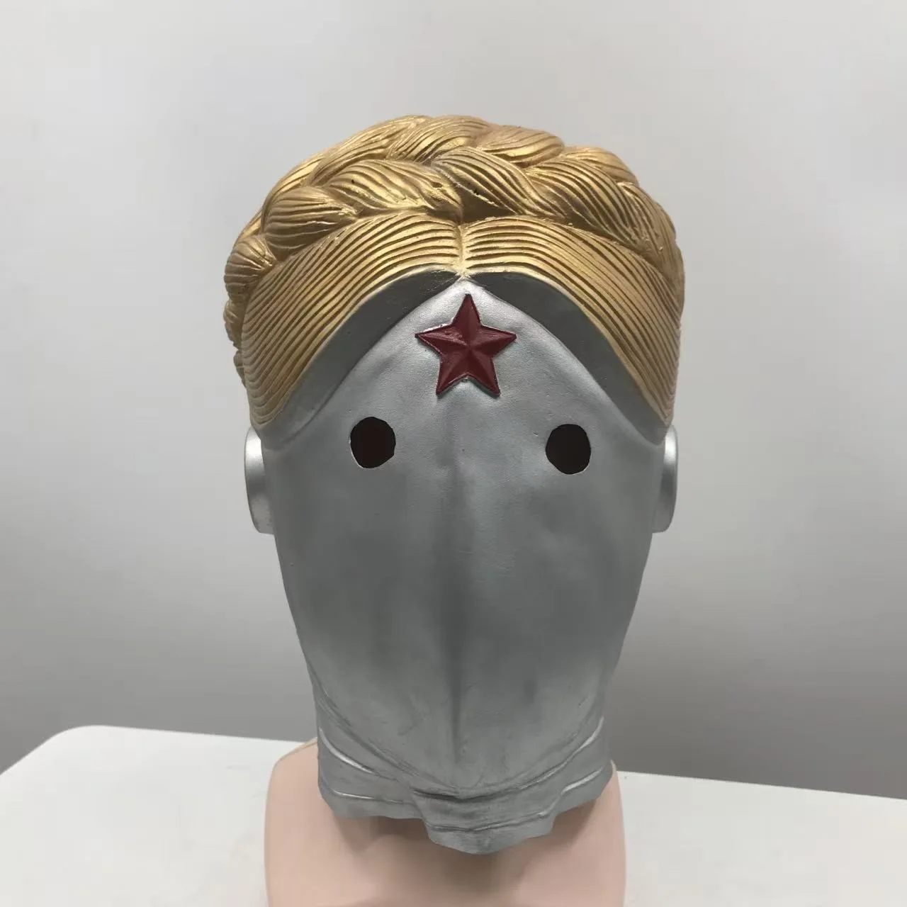 

Gemini Dancer Atomic Heart Twinnies Dixie Robot Latex Mask Punk Cosplay Costume Accessories Masquerade Party Game Costume Props