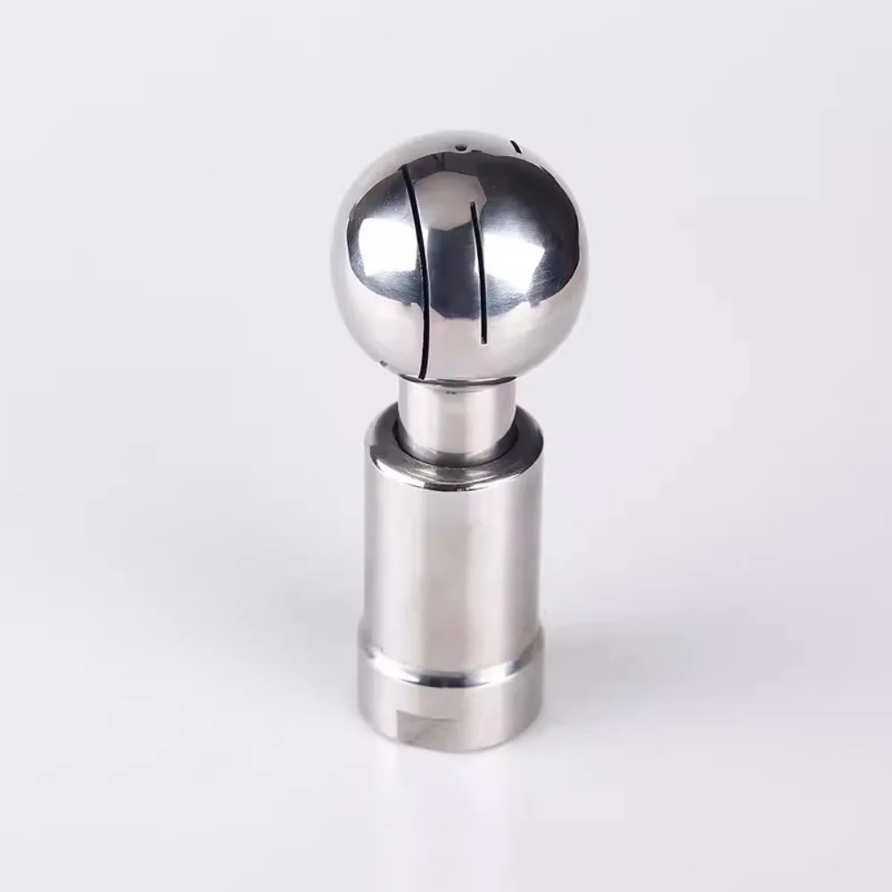 

SS304 Tri Clamp DN50 1" inner Thread Tank Rotating CIP Spray Ball Tri Clover Compatible Cleaning Ball,Rotating cleaning ball