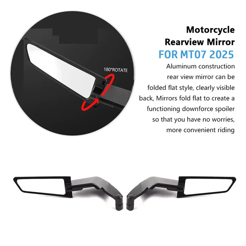 

Efficient For Yamaha MT07 2025 Rotate Adjustable Mirrors For Yamaha MT07 Mirrors For Yamaha MT07