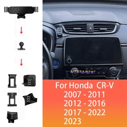 Car Phone Holder GPS Navigation For Honda CR-V RE RT RS 2007-2023 Adjustable Rotating Phone Holder Base Car Interior Accessories