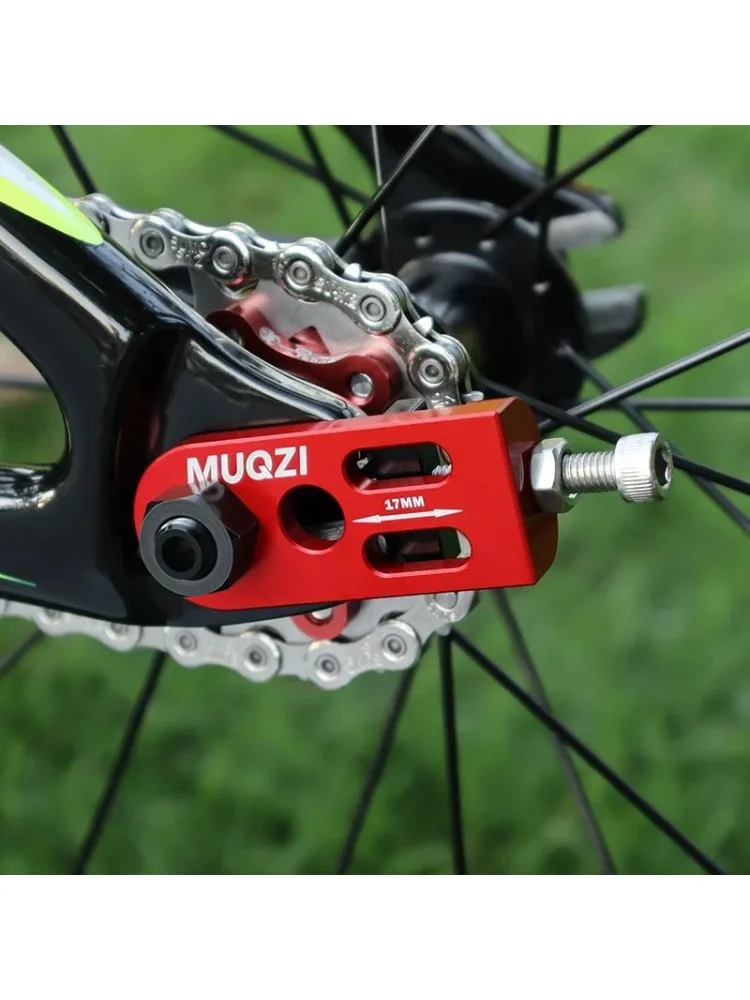 AliExpress NONE Aluminum Bicycle Chain Tensioner Single Speed Bike Chain Tension Adjuster BMX Folding Fixed Gear Bike Chain Adjuster