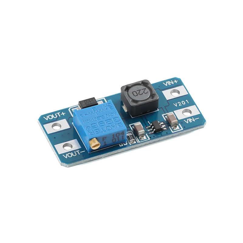MT3608 DC-DC Verstelbare Boost Module 2A Dc Dc Boost Step Up Converter Module 2V-24V Naar 5V 9V 12V 28V Power Module Booster