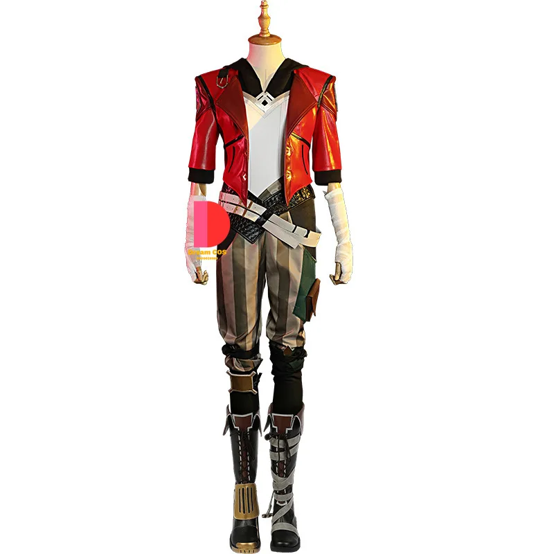 LOL Arcane Vi Cosplay Costume Piltover Enforcer Outfit Vi Uniform for Women Halloween Carnival Role Play Props Hot Sale