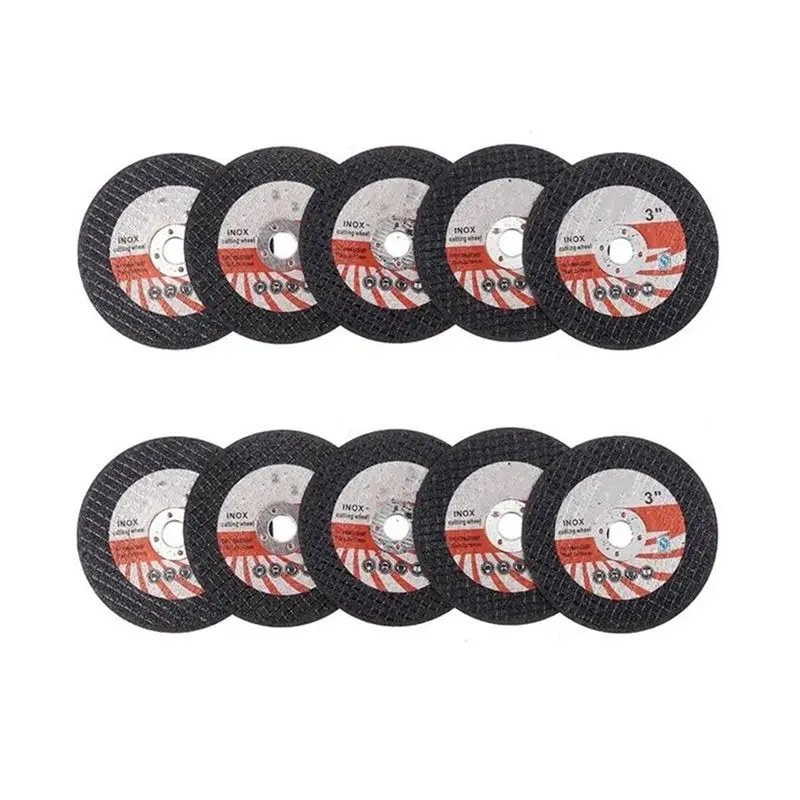 

ABUH-30PCS 75Mm Mini Cutting Disc Circular Resin Grinding Wheel For 10Mm Bore Angle Grinder Wood Tile Cutting Disc Power Tool