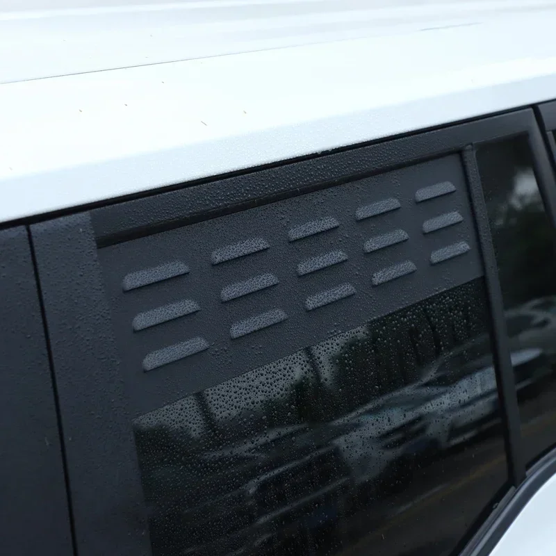 Aluminum Alloy For Toyota Land Cruiser Prado 250 LC250 2024+ Car Front Rear Ventilation Blinds Panel Stickers Car Accessories