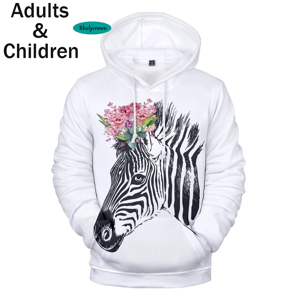 

Harajuku Hip Hop Comfortable Animal Zebra 3D print Hoodies Sweatshirts Men/Women Sweatshirt Adult/Child Casual Pullovers