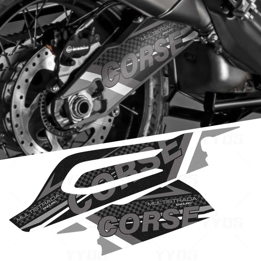 Per Multistrada 1200 1260 Enduro 2016-2021 Moto Forcellone Adesivo Albero Rotante Braccio Oscillante Protezione Decalcomanie Impermeabile