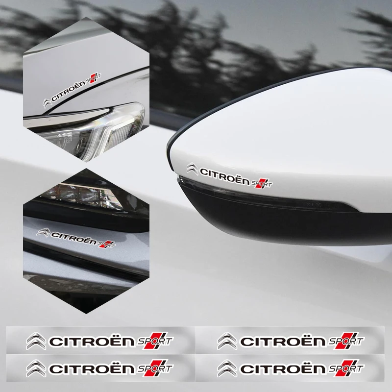 Car Logo At Will Paste Stickers Auto Decorative Decals For Citroen C1 DS3 C2 C3 Vts C4 Saxo C4L C5 C6 C8 Xsara C3-XR Picasso