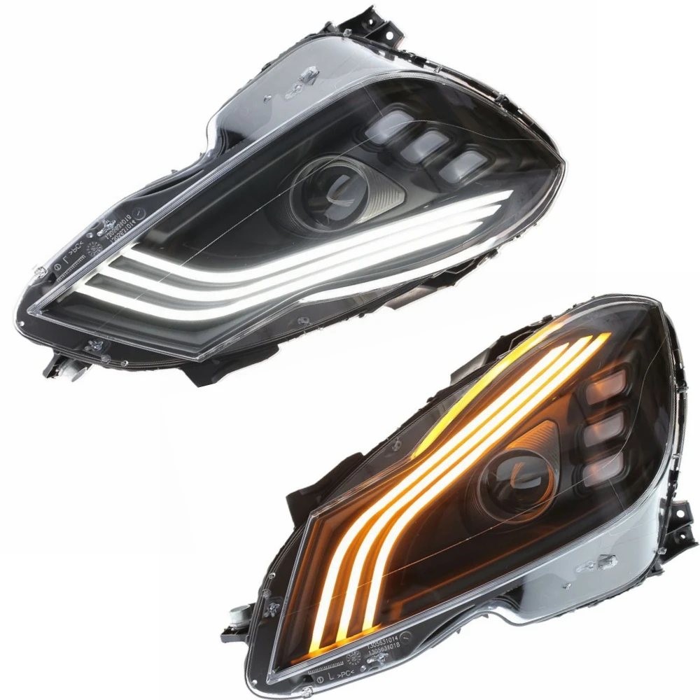 

ROLFES Car Lights For W204 2011-2014 C Class LED Auto Headlight Assembly Upgrade Maybach Design Bifocal Lens Signal Lamp