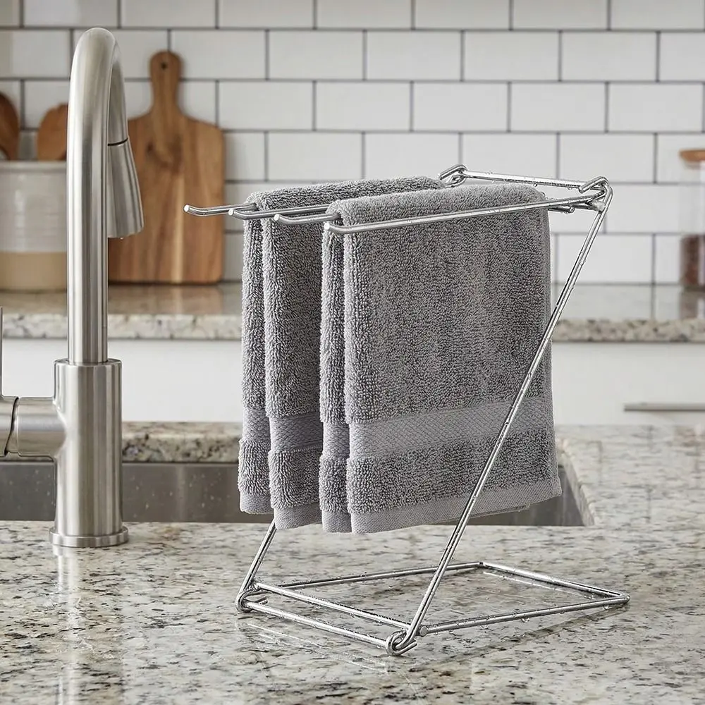 

Многофункциональная складная подвесная полка из нержавеющей стали с 4 перекладинами для сушки и хранения тряпок