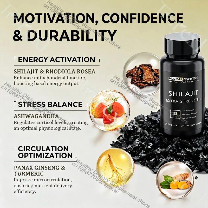 Male Enhancing with Natural Premium shilajit - Men's Supplement Support Endurance & Stamina view 5