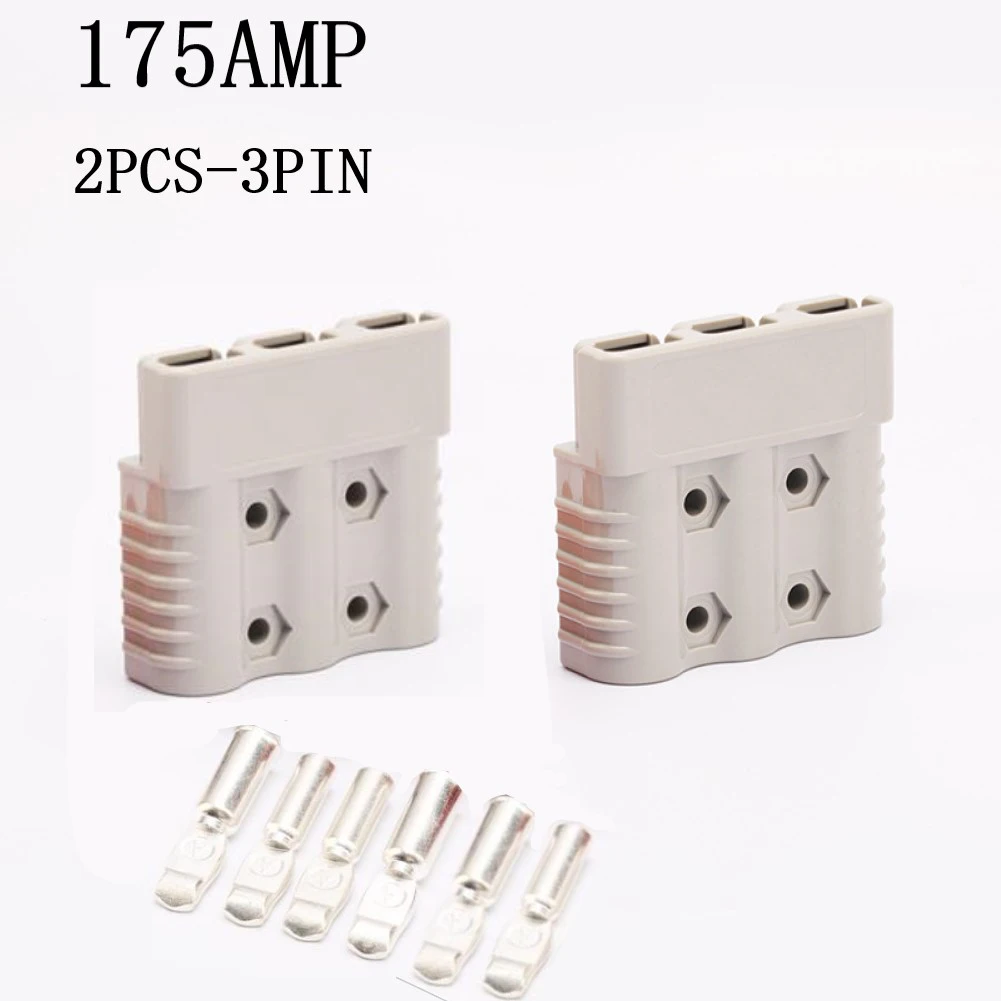 175A Connector For Anderson 3Pin Plug Connector Electric Forklift Caravan Battery Power Wire Connectors Electrical Equipment