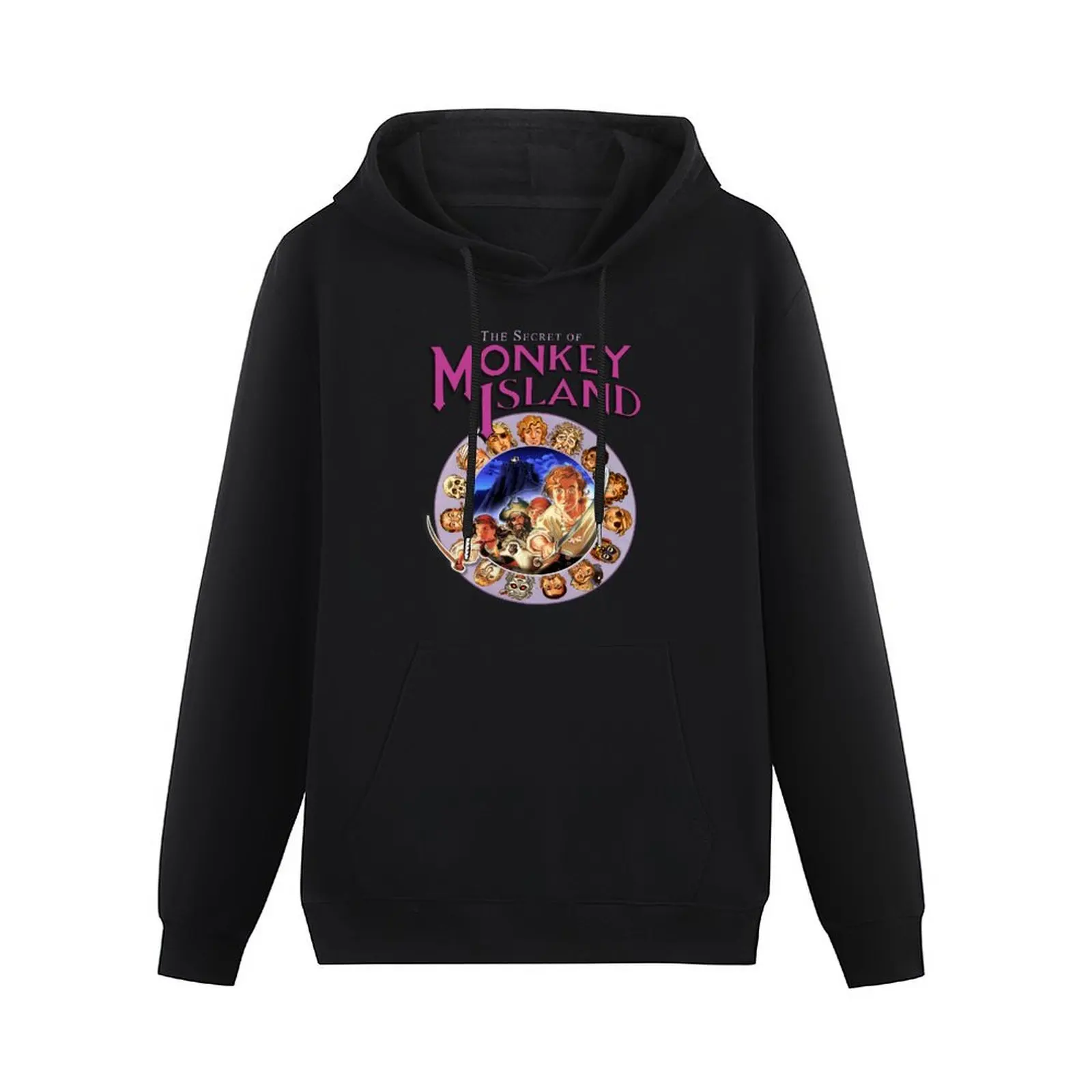 Secret of Monkey Island - Logo and Pirate Codewheel - Classic MS-DOS point and click graphic adventure game! Pullover Hoodie