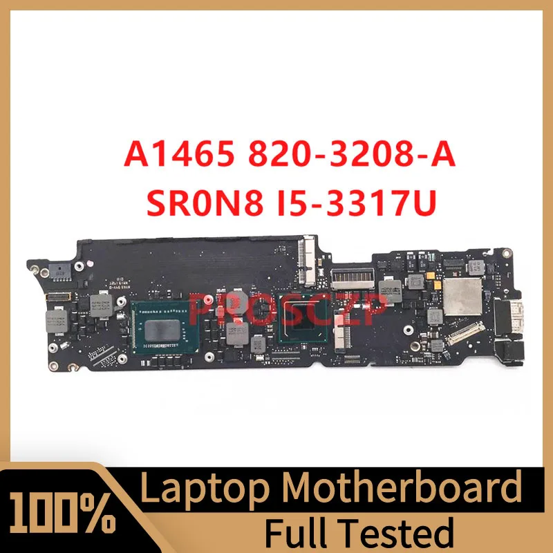 

820-3208-A Mainboard For Apple MacBook Air 11" A1465 Laptop Motherboard With SR0N8 I5-3317U CPU 100% Full Tested Working Well