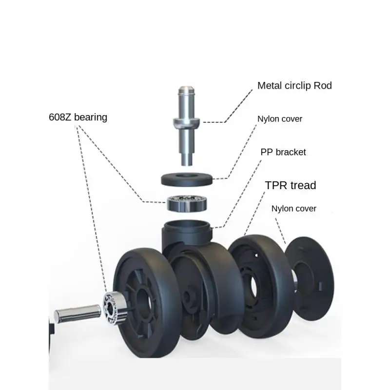 3 Inch Universal Caster Wheels For Office Chairs