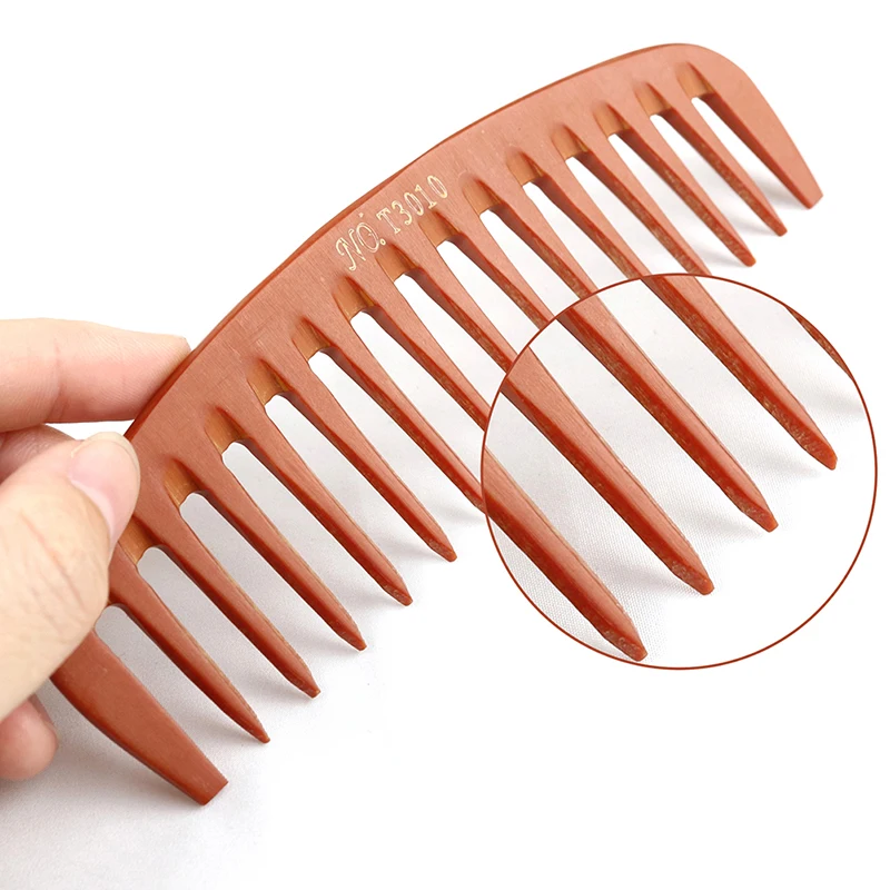 Pure Manual Bakelite Comb Salon Anti-Static Anti Tangling Wood Parting Comb Hair Brush Hair Care Styling Tool Salon Accessories