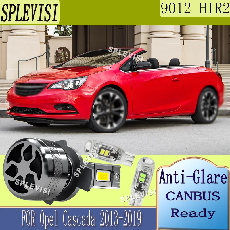 

2pcs Shockproof & CANBUS Ready Night Safety Enhanced Headlight LED Bulbs FOR Opel Cascada 2013 2014 2015 2016 2017 2018 2019
