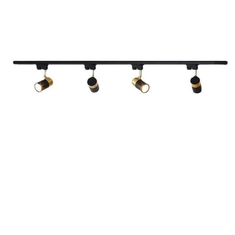 Led Track Ceiling Lamp Freely Collocation Spotlight Home Background Wall Living Room Clothing Store Guide Rail Slide Line Lights