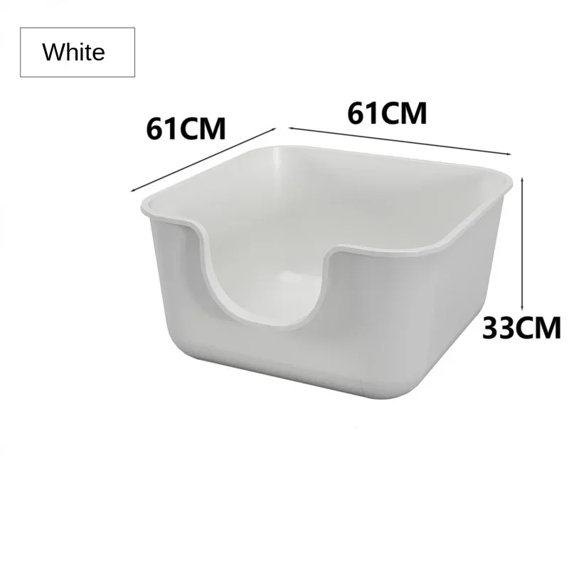 Imagem -05 - Bedpans à Prova de Vazamentos para Gato wc de Treinamento Bacia de Lixo de Gato Modo Estilo Gigante Anti Respingo Externo Suprimentos Abertos Integrados de Formigas