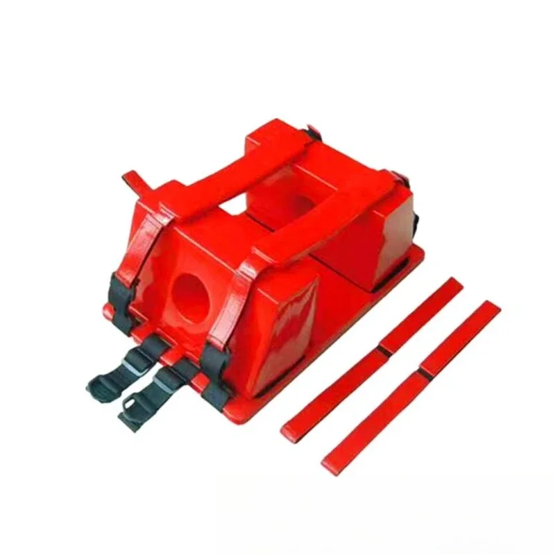 Orteza ratunkowa na szyję do basenu, płyta stabilizująca kręgosłup do pierwszej pomocy, uchwyt na głowę, ratownicza nosidełko ratunkowe, plastikowy pływak do użytku na powierzchni wody.