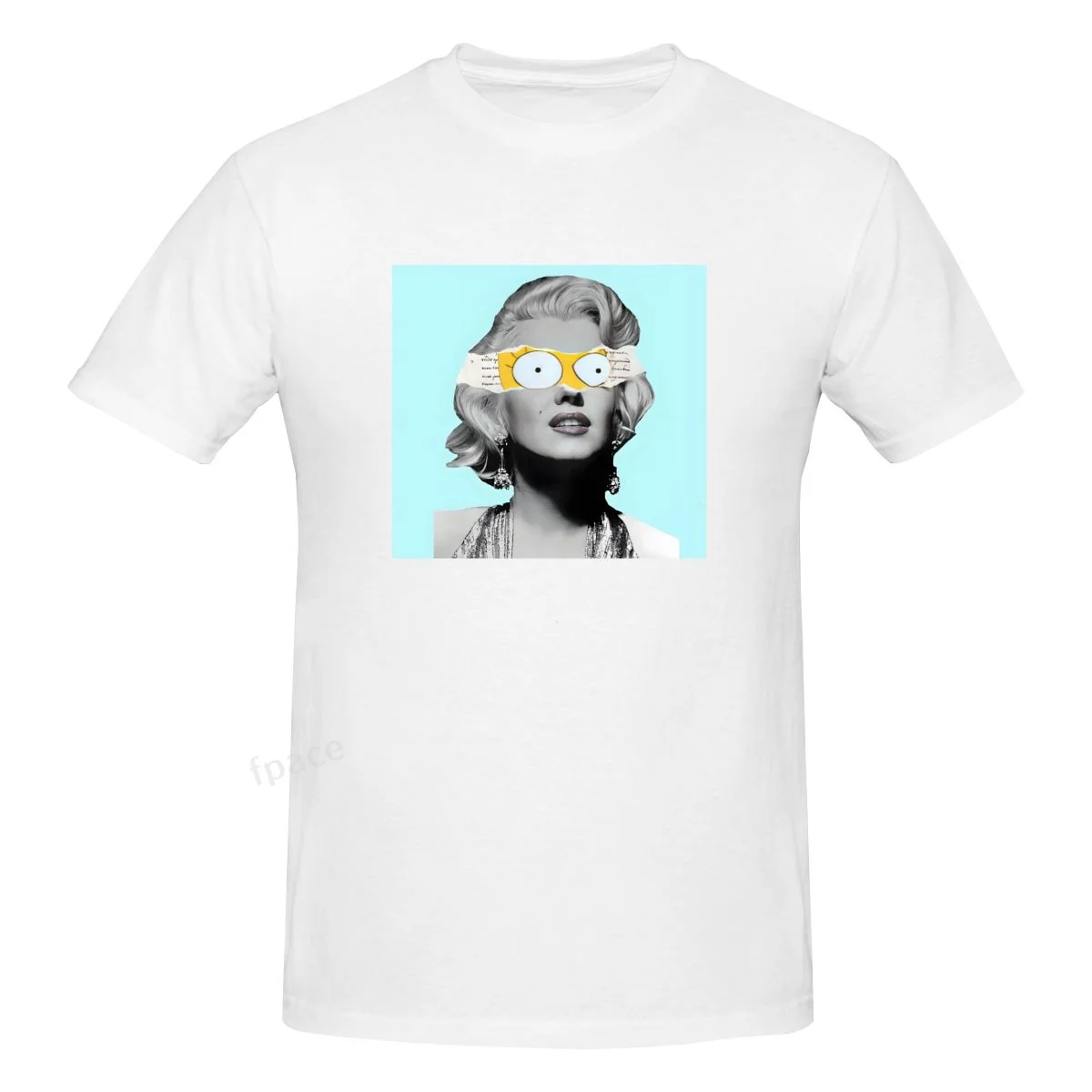 

FUNNY Marilyn Monroe Casual Cotton Summer Men Clothing Tops Men's Basic Short Sleeve T-Shirt