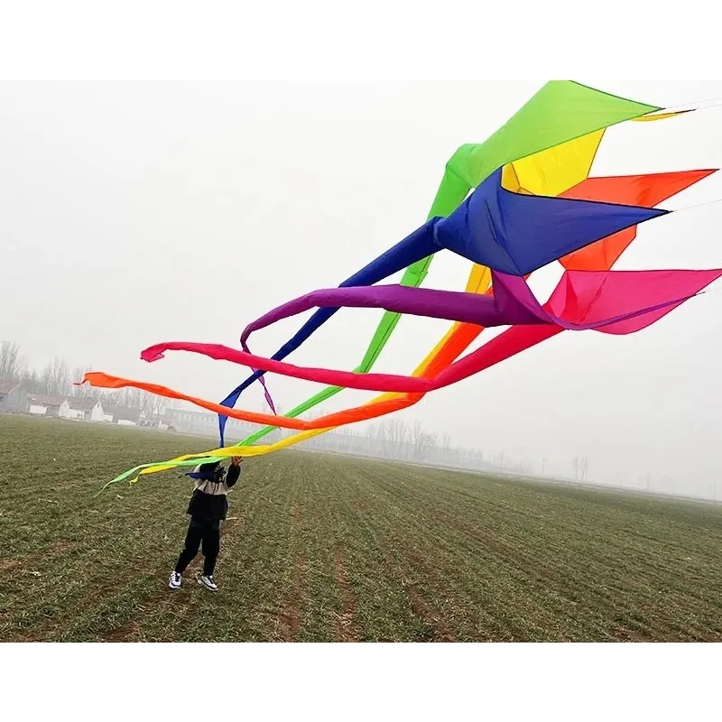 M Thorn Tube Tail Rainbow Flower Basket Kite Pendant Large Kite Special Floating Tail