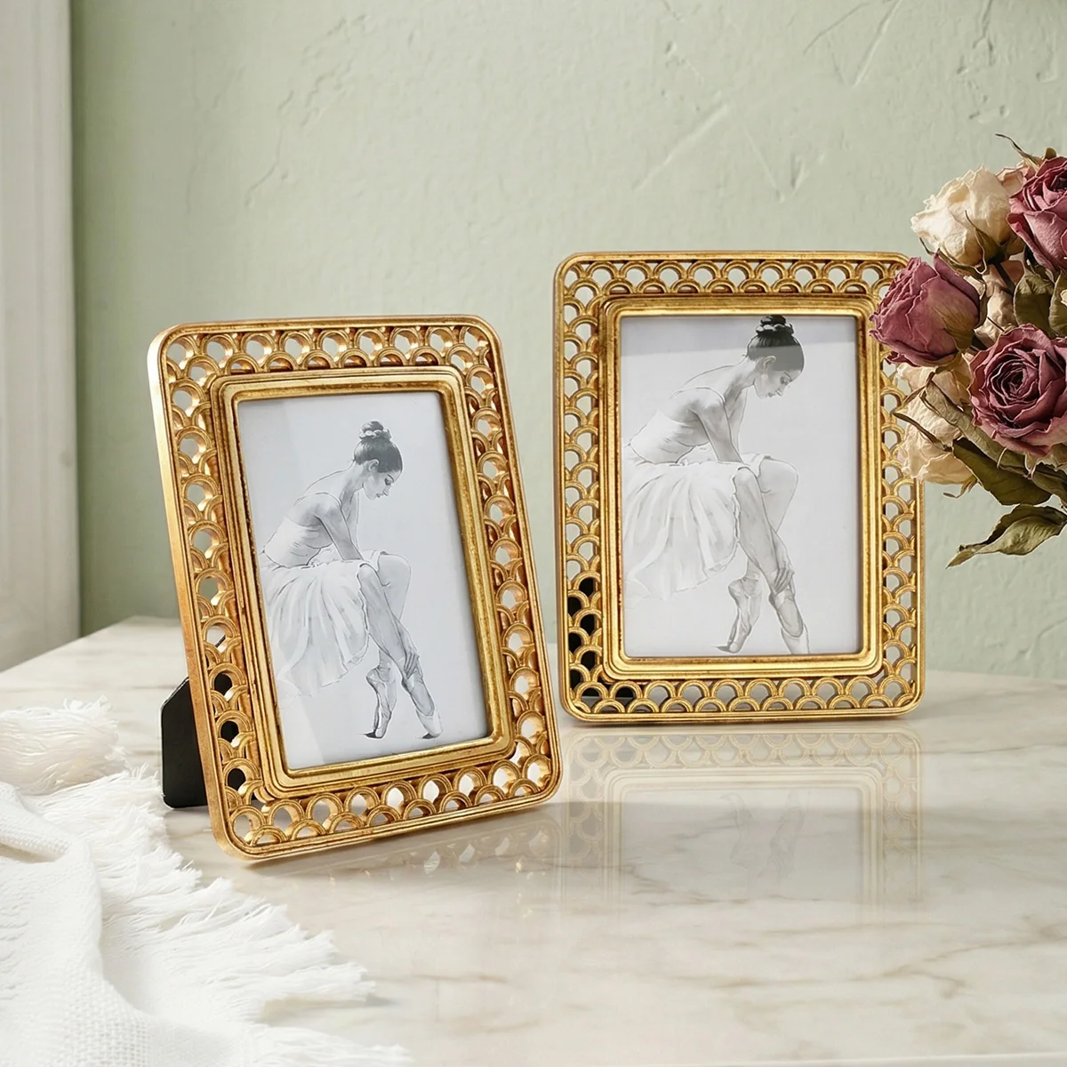1PC, Modern and Simple Three-Dimensional Pattern Decorative Frame, Suitable for Use as a Home Desk Decoration