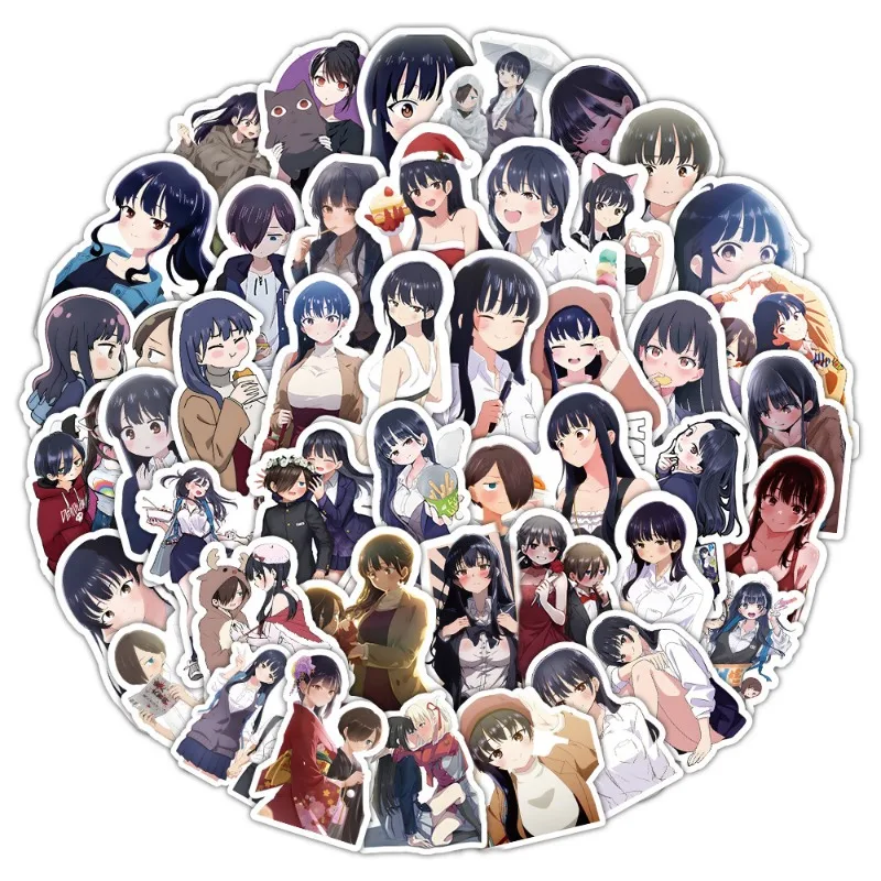 50/30/10PCS Shichika Kyotaro Yamada Anna Popular Anime Two-dimensional Peripheral DIY Creative Water Cup Computer Guitar Sticker