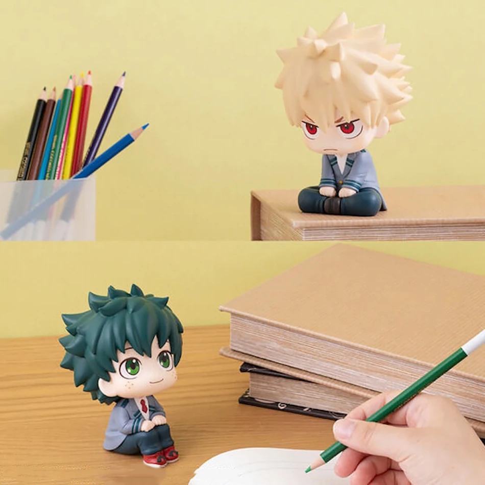 10cm 나루토 애니메이션 피규어 미도리야 이즈쿠 액션 피규어 바쿠고 카츠키/토도로키 쇼토 피규어 PVC 모델 장난감 선물