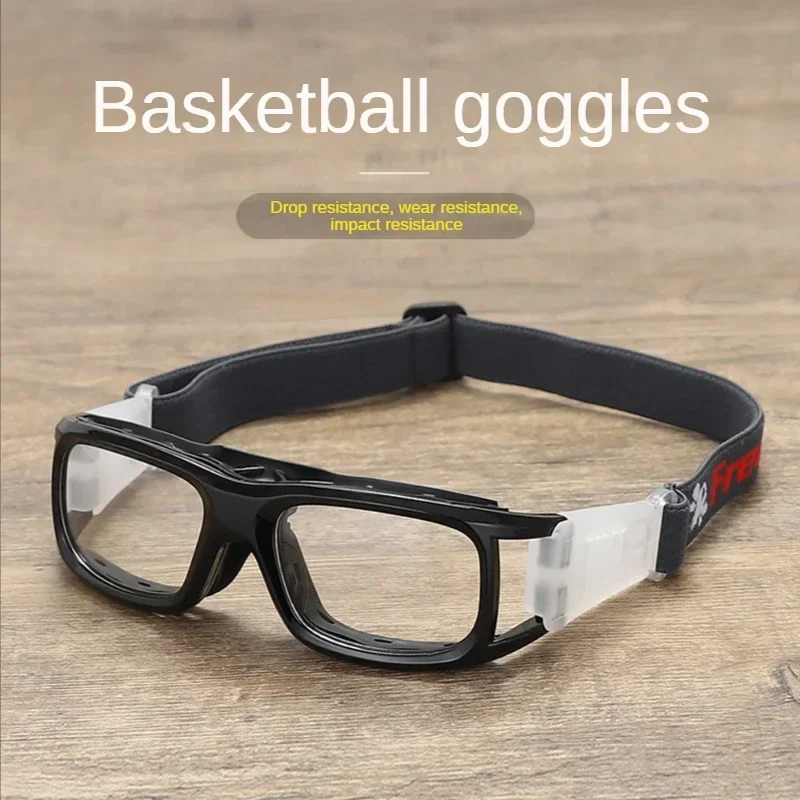 NEW Built-in Myopia Basketball Sport Eyewear Football Eye Anti-Collision Glass No Pillar Frame Cycling Glasses Customizable lens