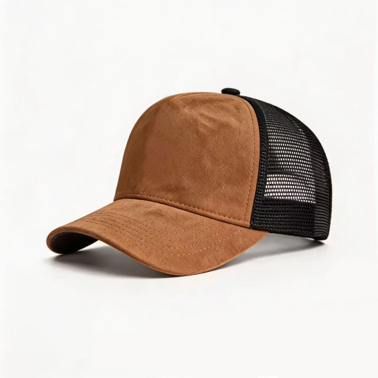 New Summer Mesh Baseball Cap Women Men Solid Suede Cap Patch Snapback Hat Casual Breathable Unisex Street Hip Hop Trucker Caps