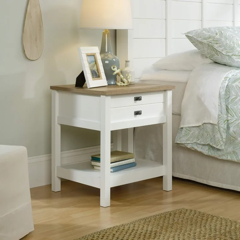 Cottage Road Night Stand, Soft White Finish