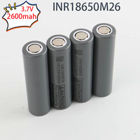 INR18650M26 Power Battery 3.7V 2600Mah Rechargeable Lithium Battery 10A Discharge Balance Car Electric Vehicle Bicycle Scooter
