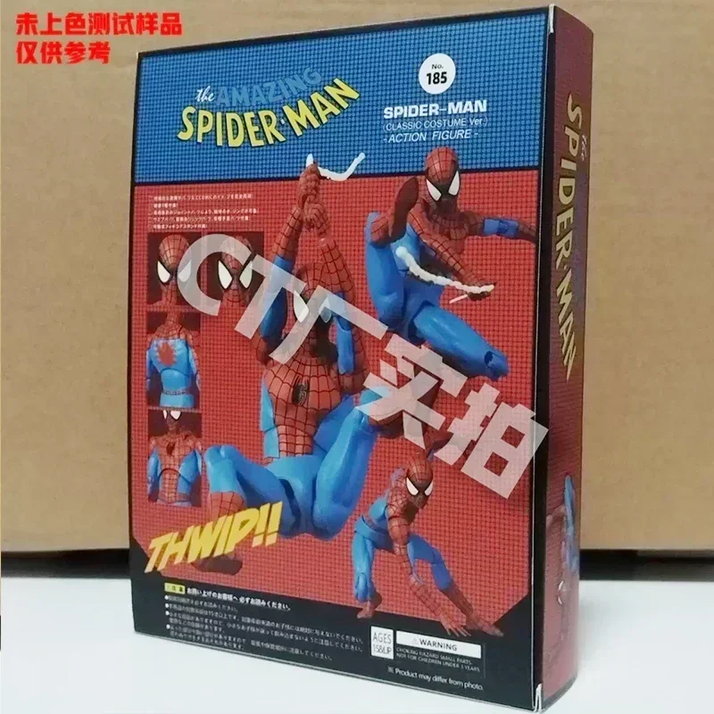 Nouveaux jouets Ct Mafex 185 Spider-man Costume classique figurine Anime Ver Miles Morales 2099 Spider-man figurine jouets cadeau