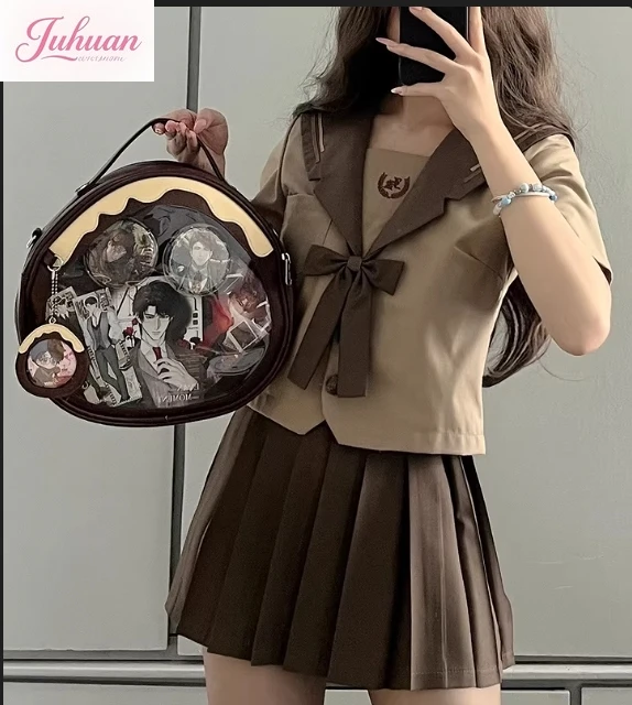 

Original cake roll cute ltabag baby bags handbag women's Japanese two-dimensional comic show crossbody shoulder backpack female