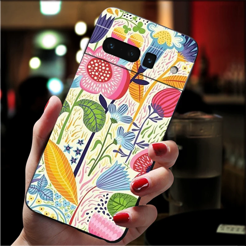 

Phone Case For Google Pixel 10 9 Pro XL 9A 8 7 6 Pro Pixel 8A 7A 6A Pixel 8 7 6 5 Flower