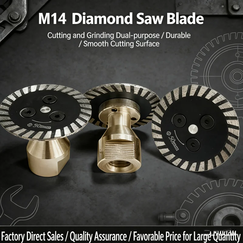 

40mm 50mm Diamond Mini Saw Blade with M14 Flange Vacuum Brazed Grinding Disc for Tile Marble Concrete Cutting Tool