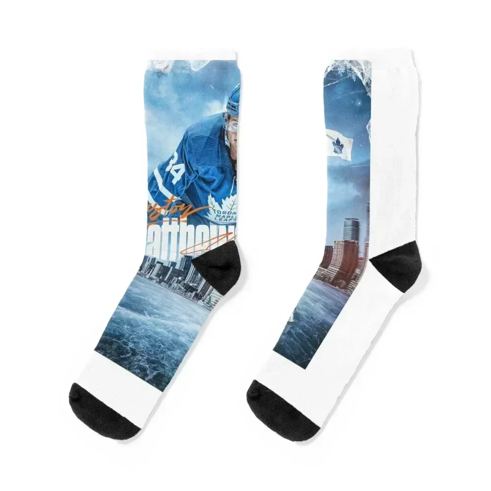 

Auston Matthews Socks with print warm winter loose christmas gifts Woman Socks Men's