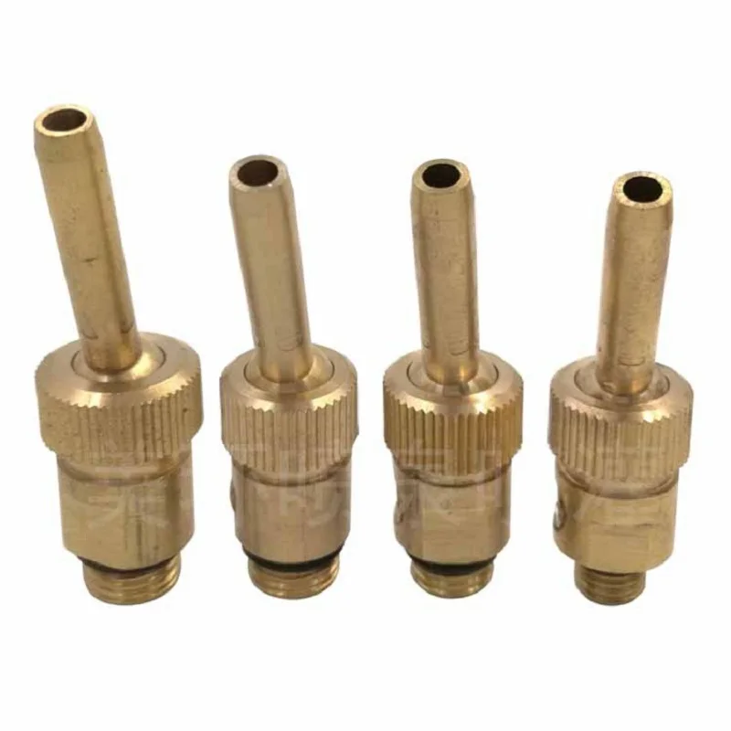 1PC Brass Adjustable Fountain Nozzle with Valve M8 M10 M12 M13 M14 Water Column Spring Landscaping Garden Pond Performance