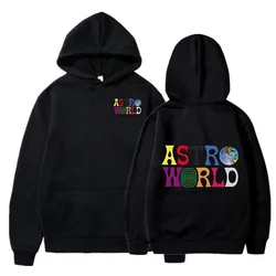 Pulôver de capuz astroworld para homens e mulheres, moletons com letra I Can Fly, moda esportiva casual