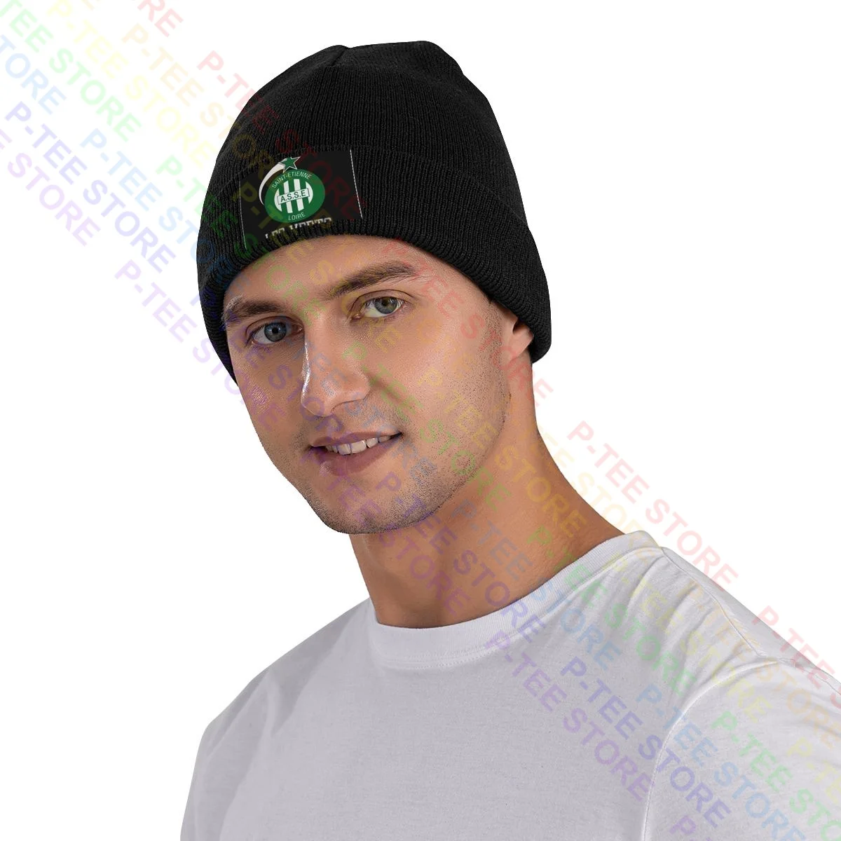 Les Verts Saint Etienne Asse France Ligue 1 Soccer Knitted Beanie Hat Beanies Cap Style Hipster High Quality