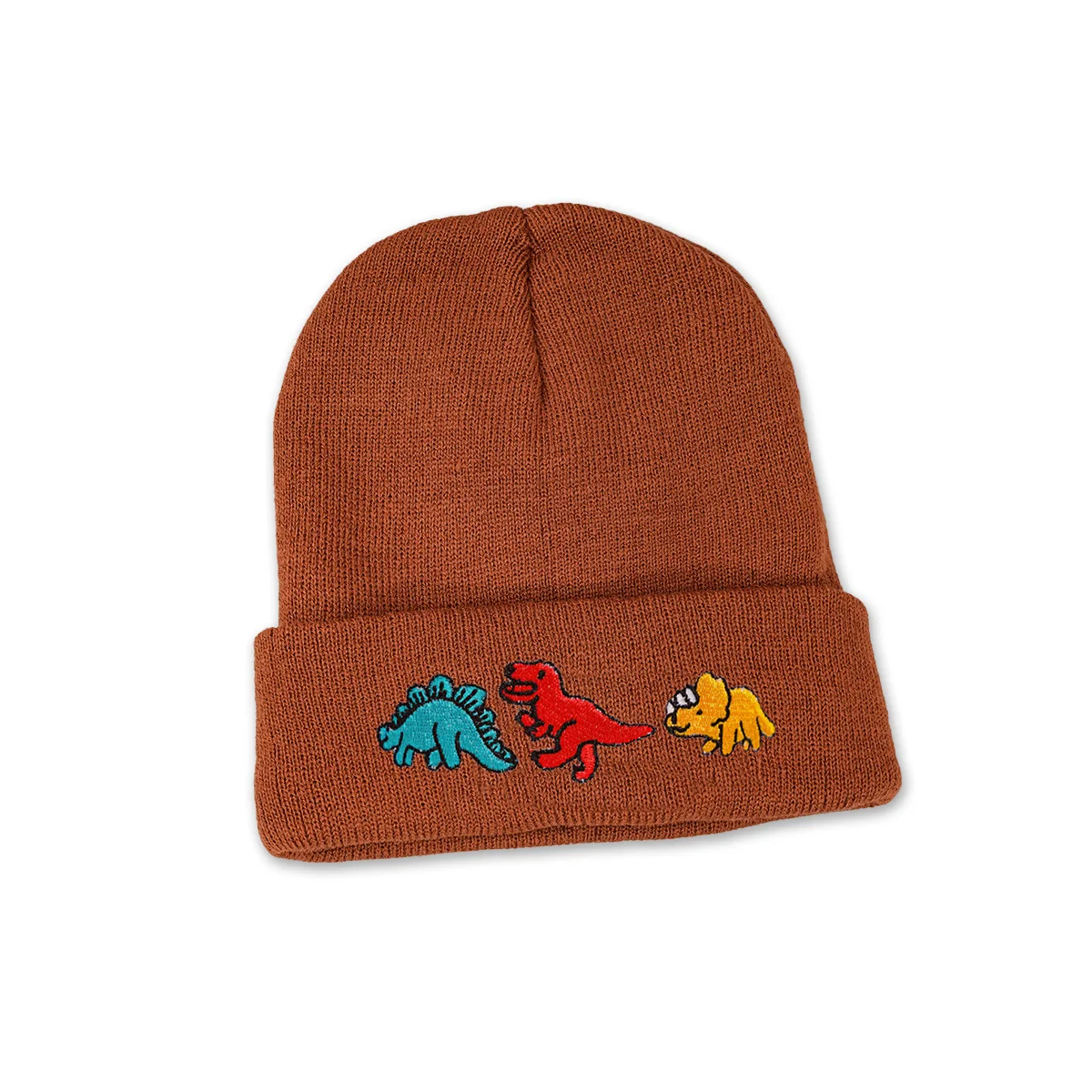 Children\'s dinosaur knitted hat outdoor cold-proof casual versatile winter warm cold hat suitable for daily commuting