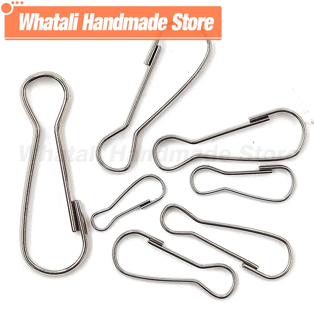 25 stücke Metall Feder clip Schnalle Karabiner haken für Schlüssel ring Schlüssel bund Geldbörse Reiß verschluss ziehen Lan yards Paracord Abzeichen Zubehör