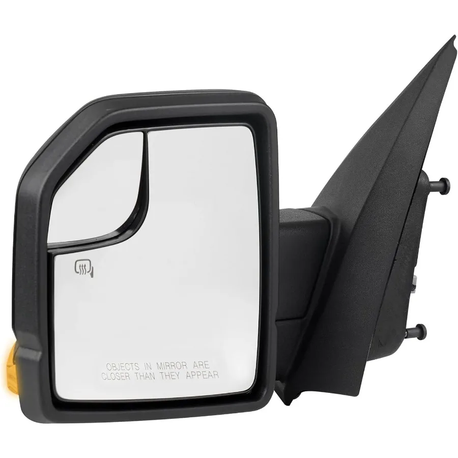 Conjunto de espejo retrovisor lateral del conductor con potencia ajustable y vidrio calefactable para señal de giro integrada F150 20152020 y Spo ciego