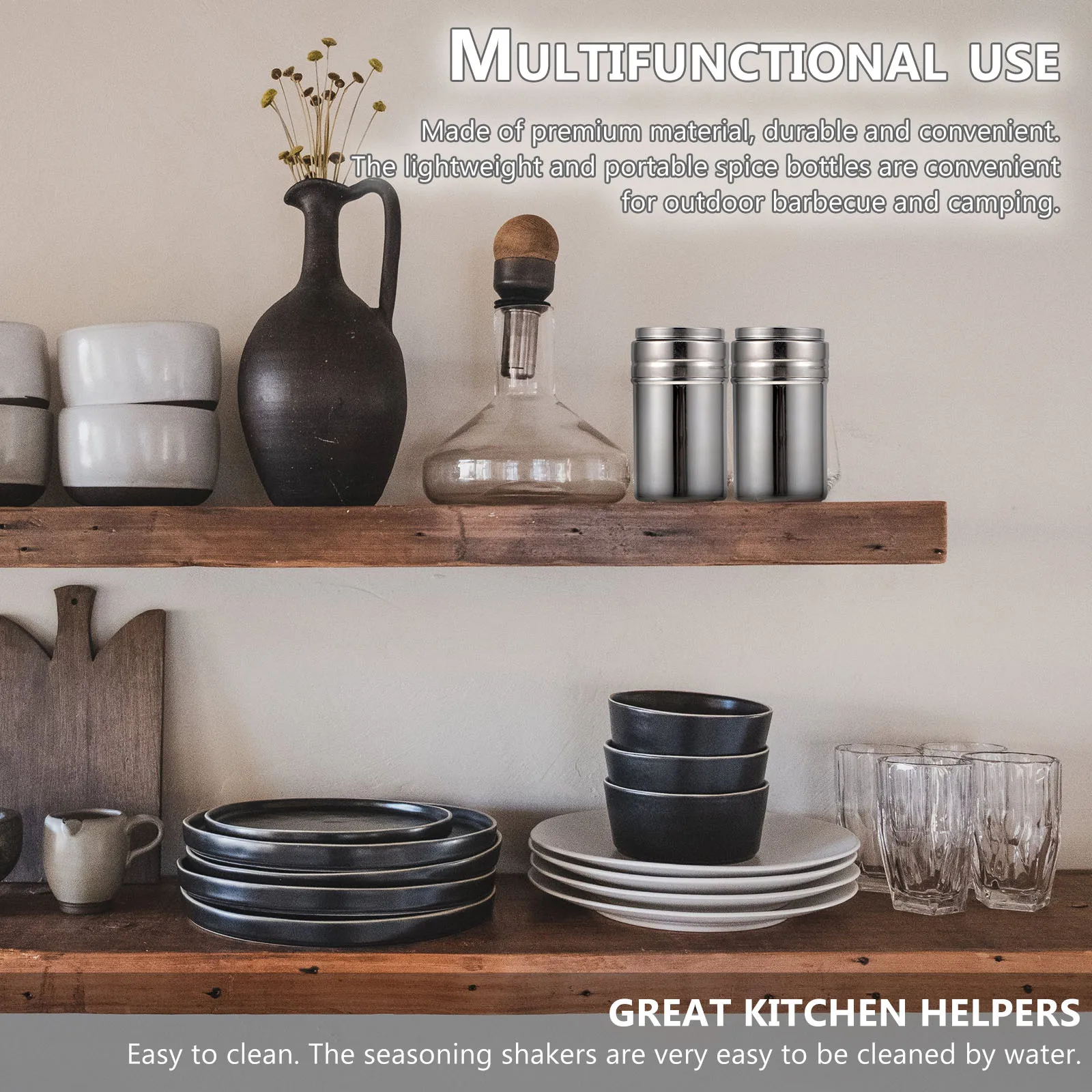 

3 шт. универсальная банка для приправ, держатель для зубочисток, шейкеры для специй, кухонный контейнер для хранения, портативный для приготовления пищи, барбекю