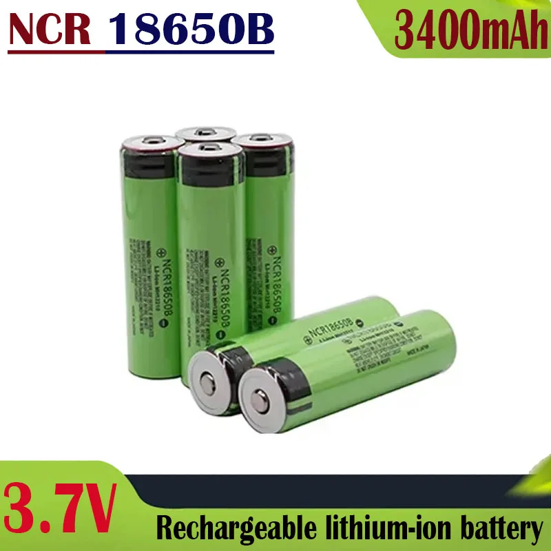 Original Батареї 18650B 3.7V 3400mah Battery Rechargeable Lithium Ion Battery for Counter Light Flashlight Power Tool Headlamp