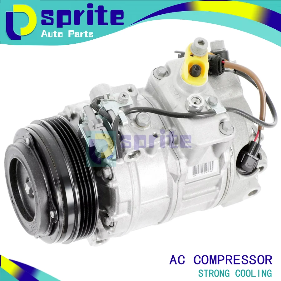 A/C Compressor For BMW 550i 750Li 750i xDrive 4.4L 2010-2015 64509154072 64529195978 CO 29118C 197367 198367