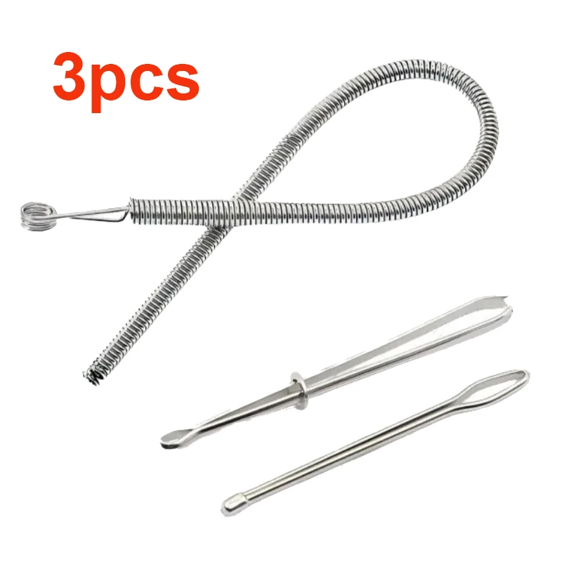 Bendable Spring Drawstring Threader Clip Pants Hoodies Elastic Band Lace Cord Flexible Drawstring Thread DIY Sewing Accessories